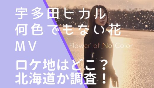 宇多田ヒカル｜何色でもない花MVのロケ地はどこ？撮影場所を調査！